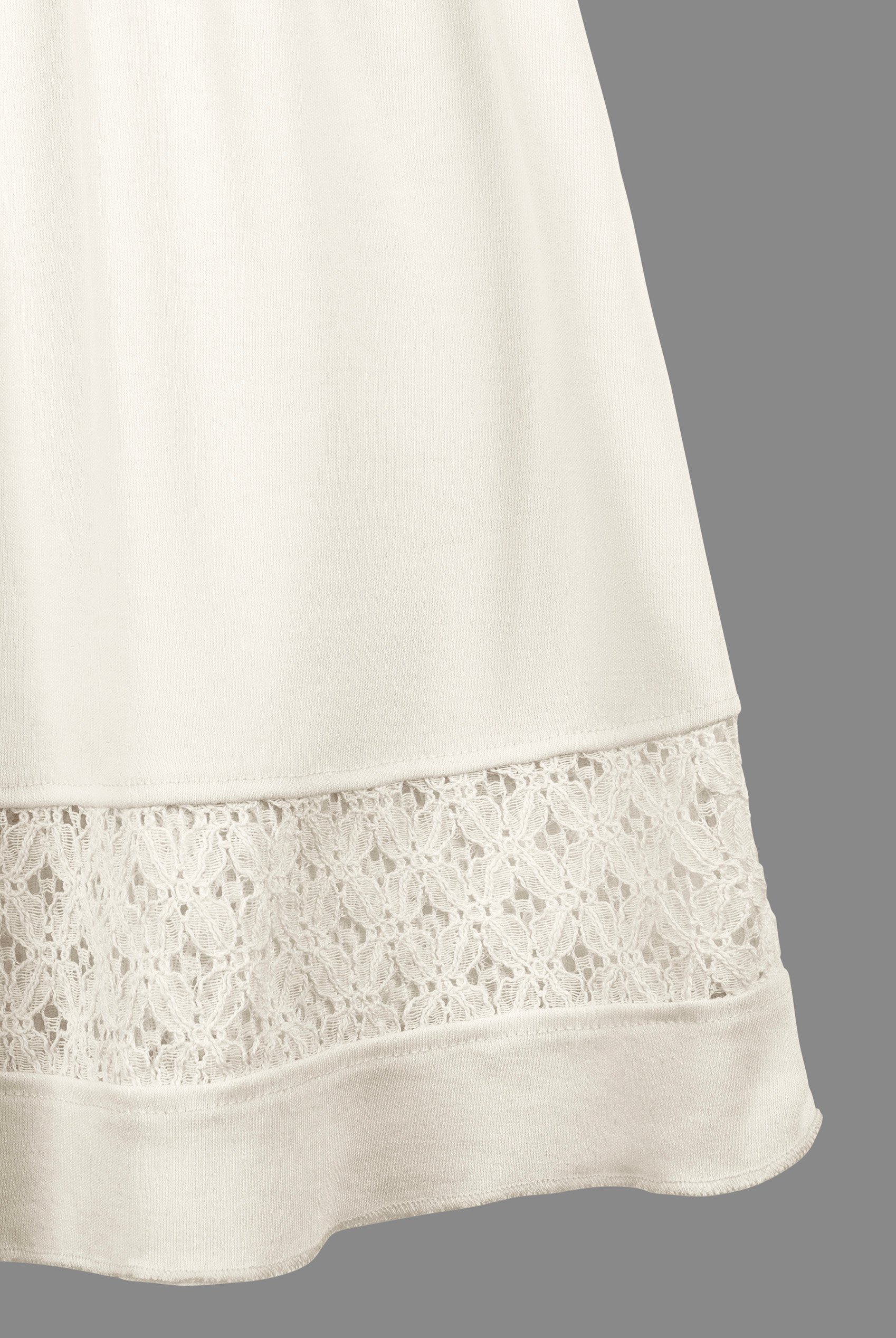 Girls Halter Neck Lace Trim Jersey Dress (5/6yrs - 10/11yrs)