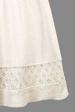 Girls Halter Neck Lace Trim Jersey Dress (5/6yrs - 10/11yrs)