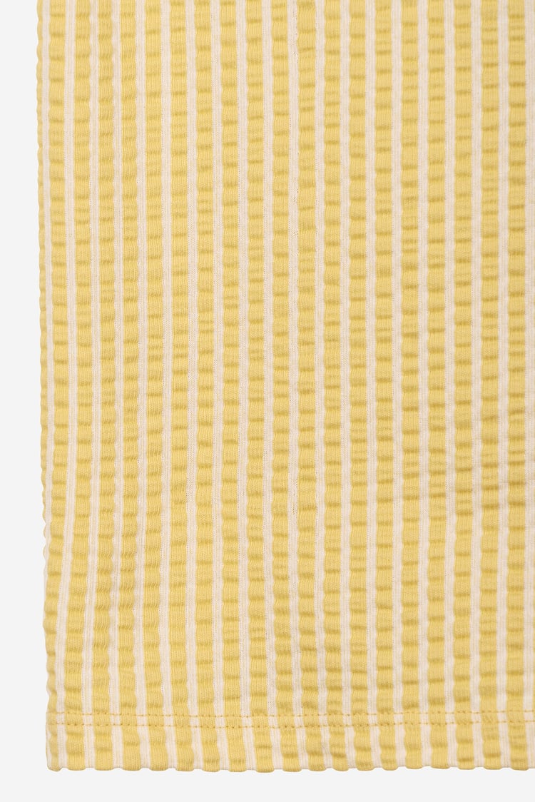 Boys Striped Jersey Seersucker Shirt (6yrs-11yrs)