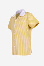 Boys Striped Jersey Seersucker Shirt (6yrs-11yrs)