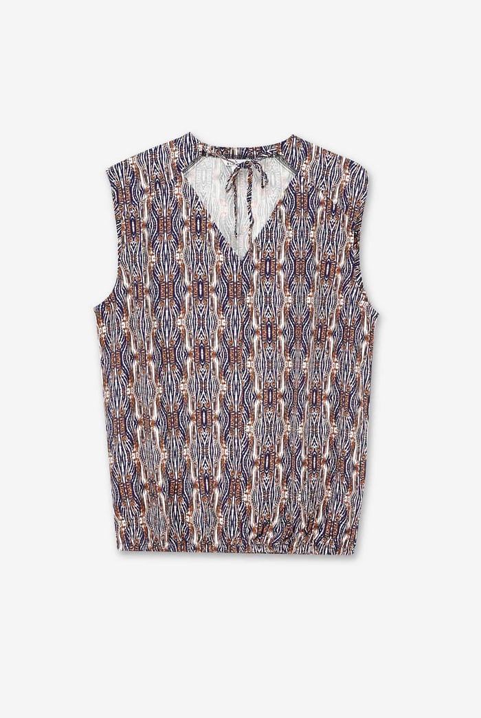 Womens Tie Neck Tops