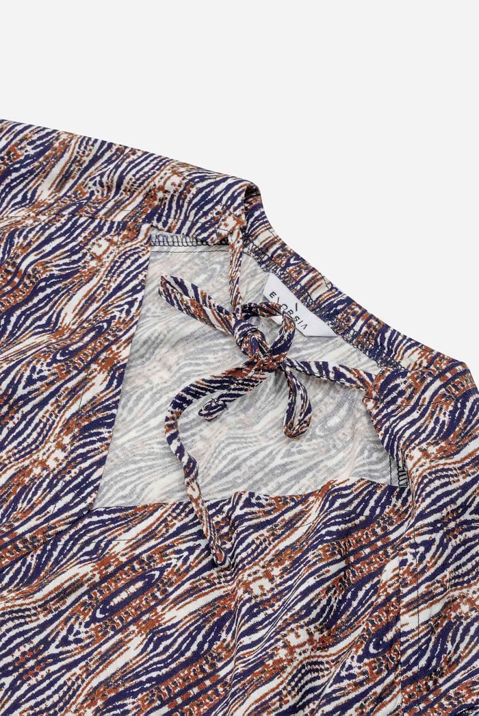 Womens Tie Neck Tops