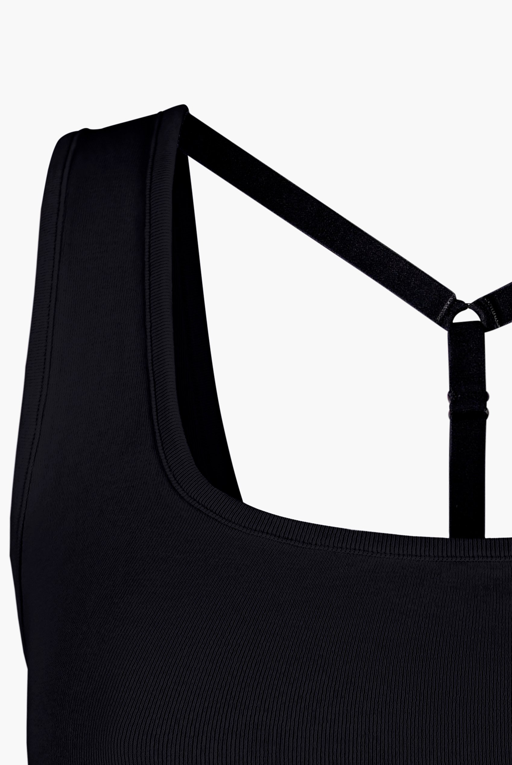 Y Back Body Fitted Cropped Vest