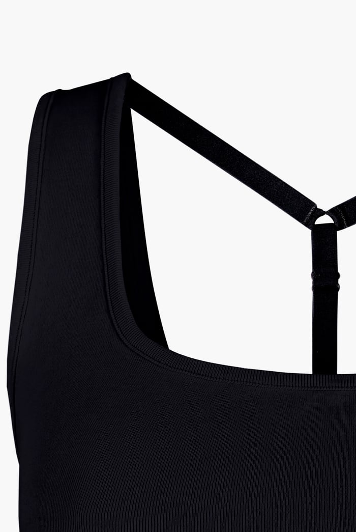 Y Back Body Fitted Cropped Vest