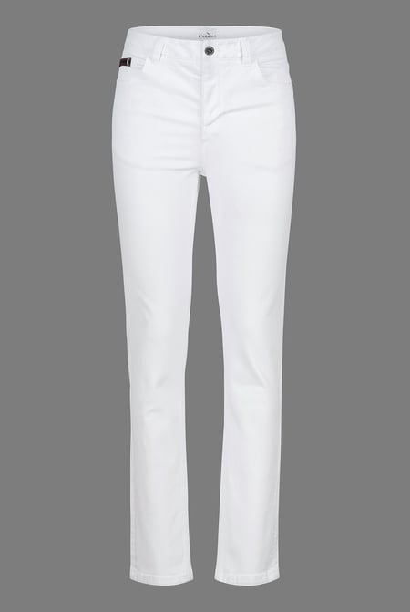 Women's White Straight Leg Jeans