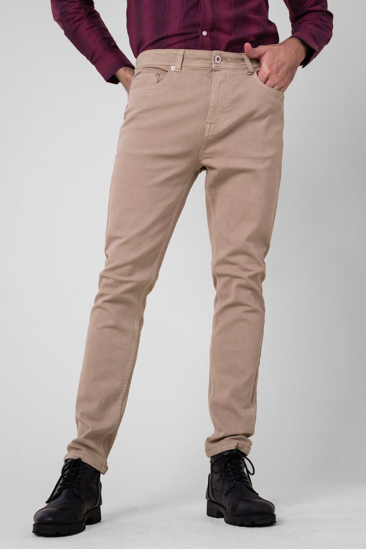 Mens Slim Fit Coloured Denim