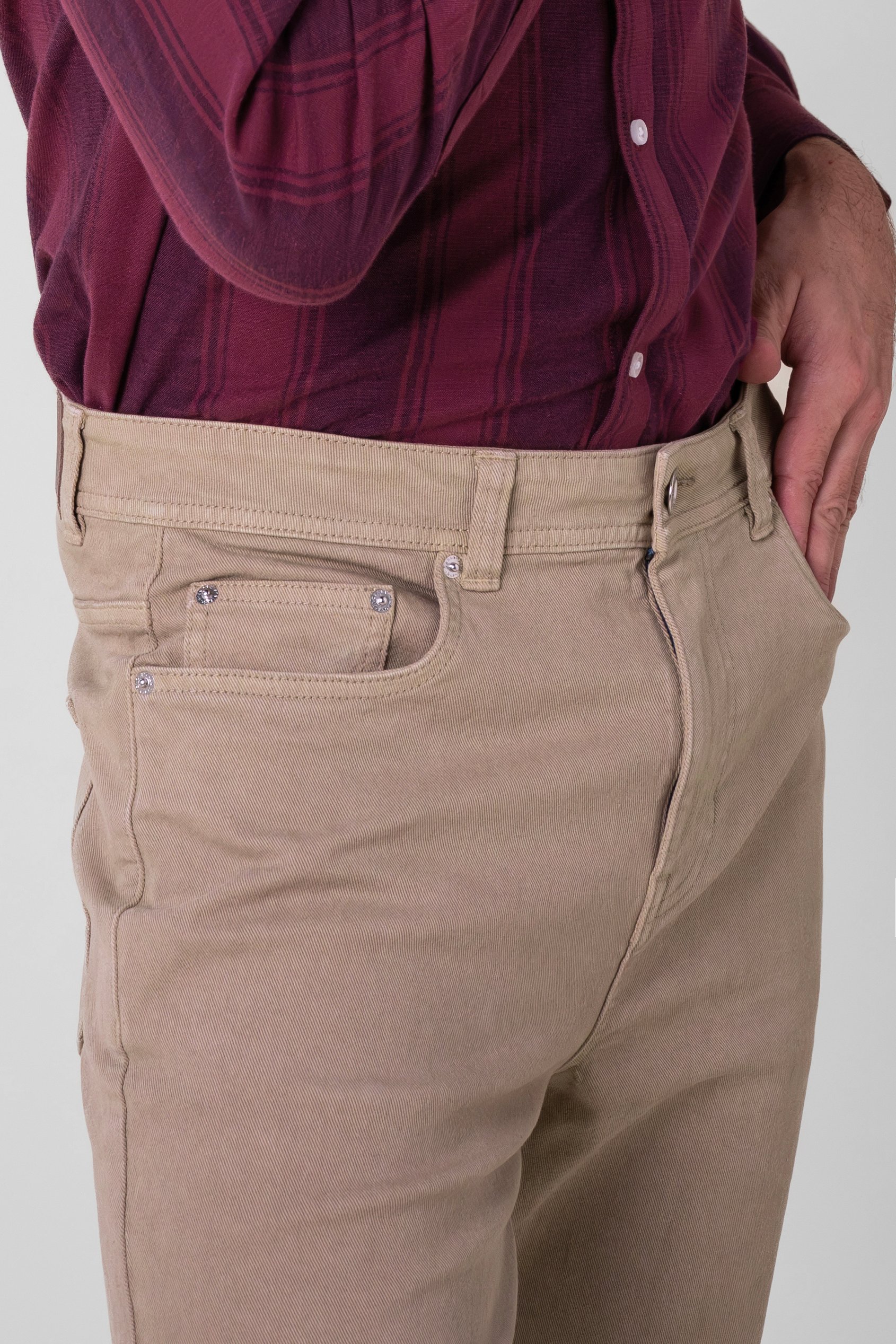 Mens Slim Fit Coloured Denim