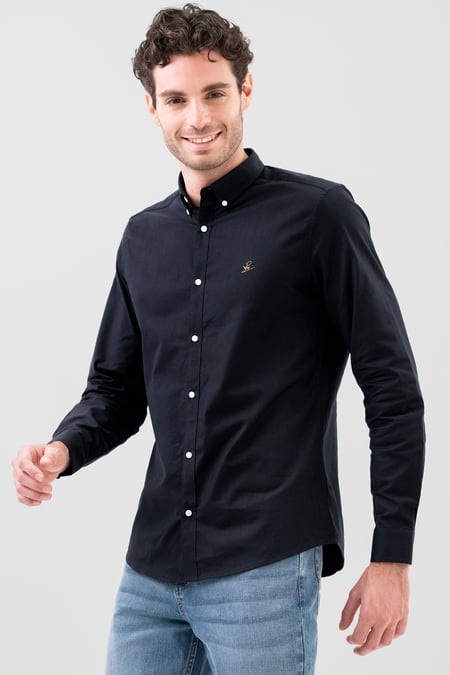 Blue Enorsia Signature Slim Fit Oxford Shirt