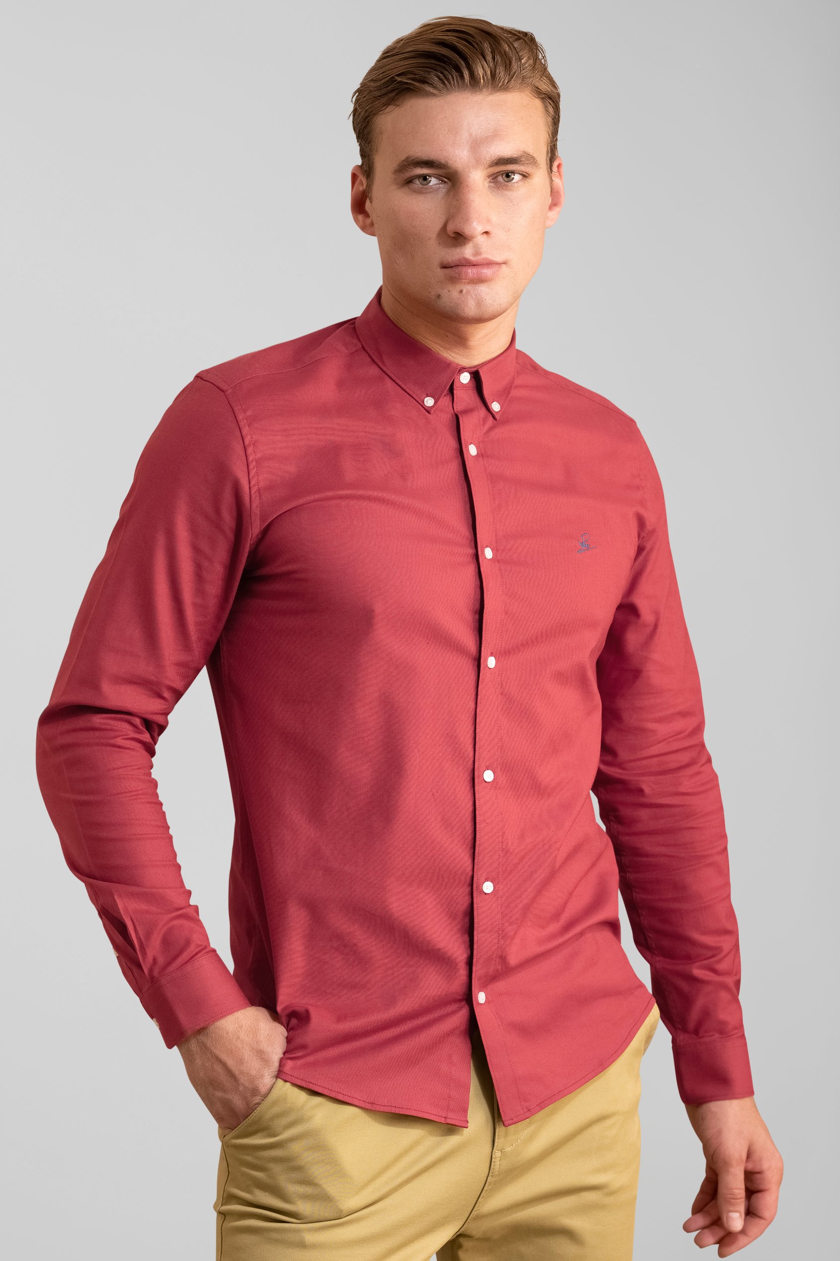Enorsia Signature Slim Fit Oxford Shirt