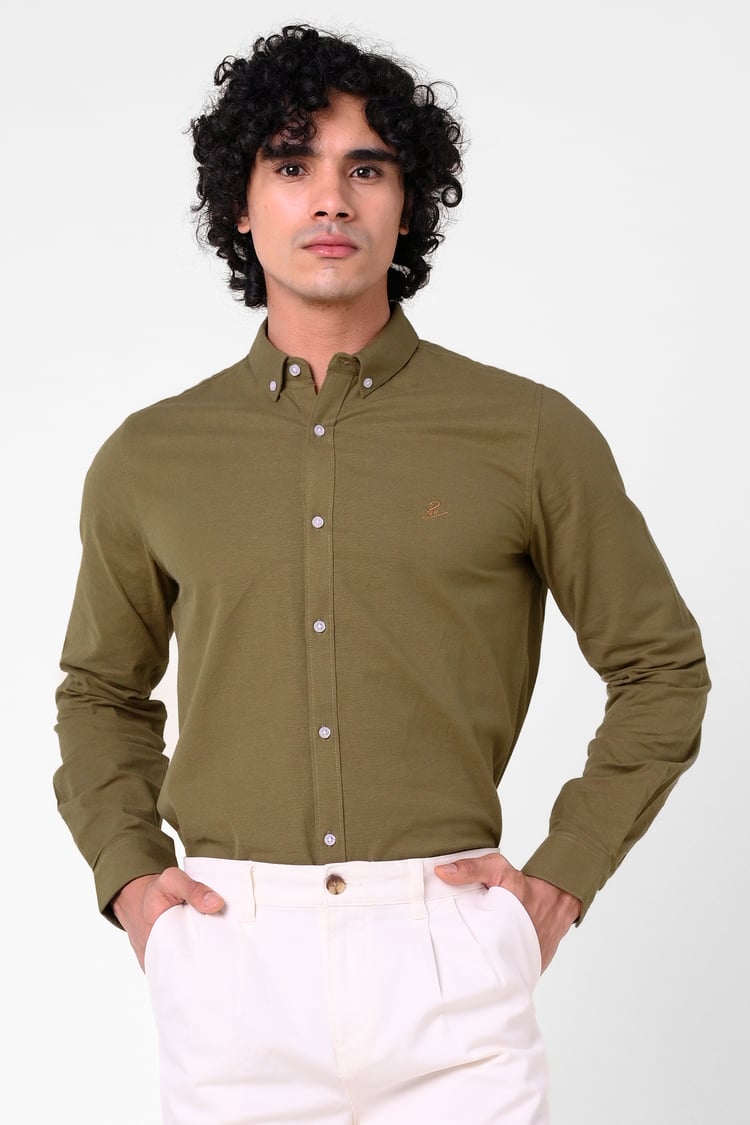 Mens Long Sleeve Casual Shirt