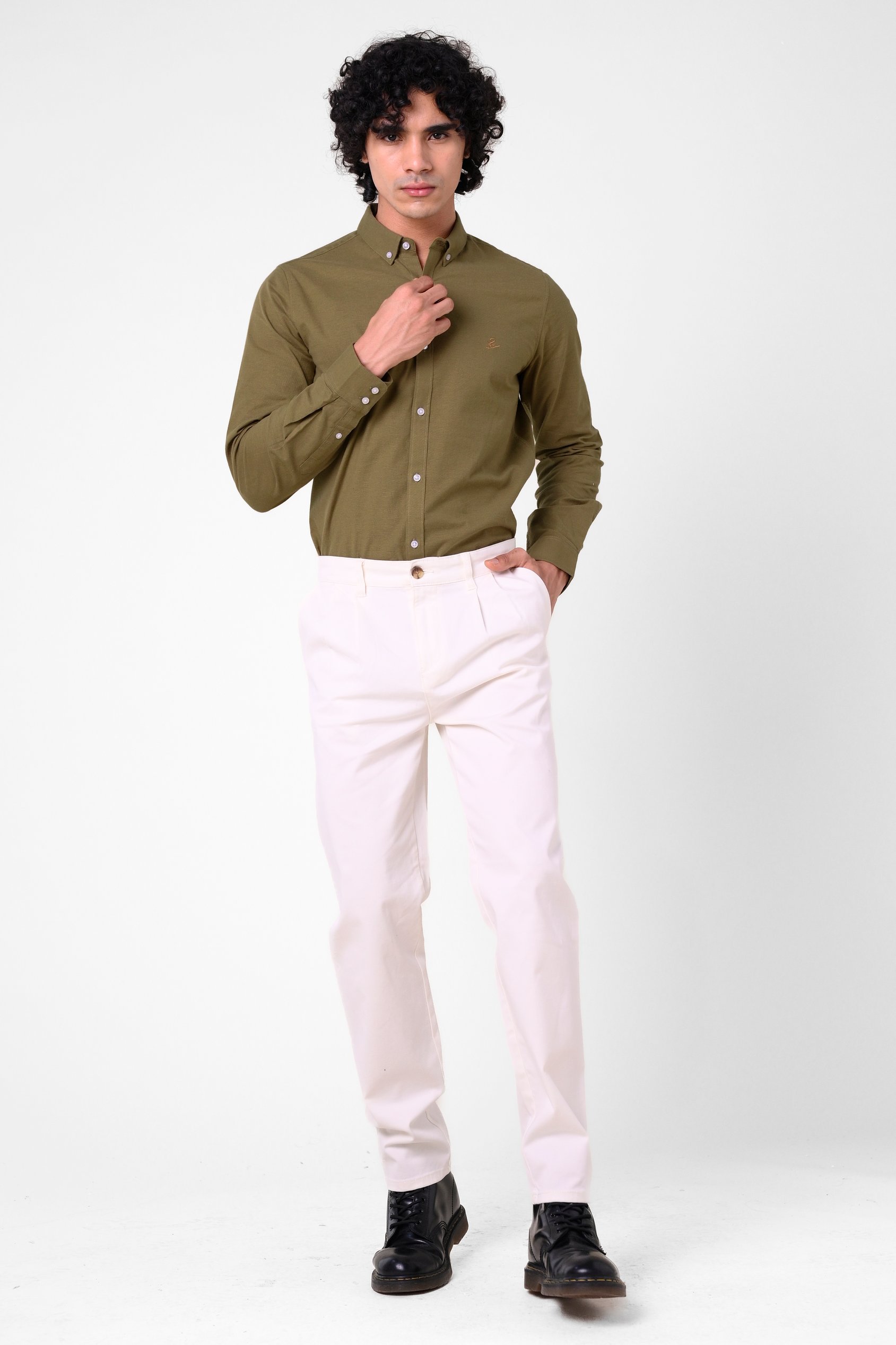 Mens Long Sleeve Casual Shirt