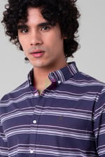 Mens Stripe Long Sleeve Shirt