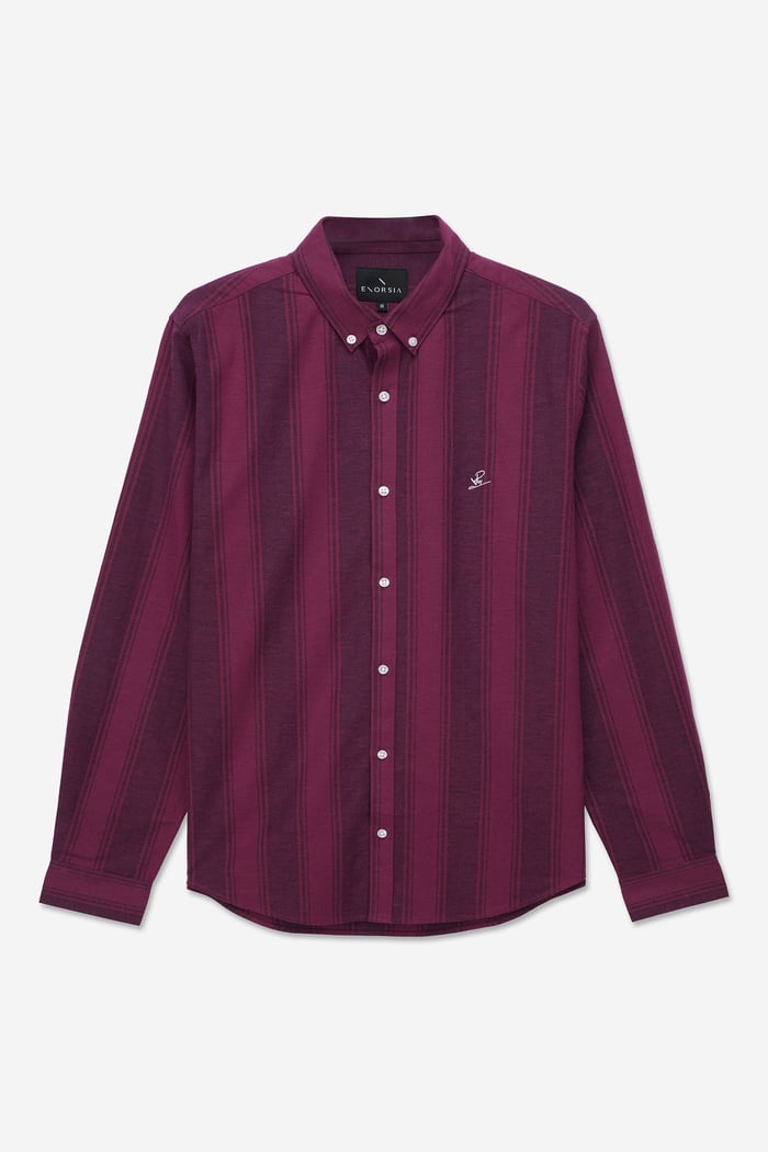 Mens Stripe Long Sleeve Shirt