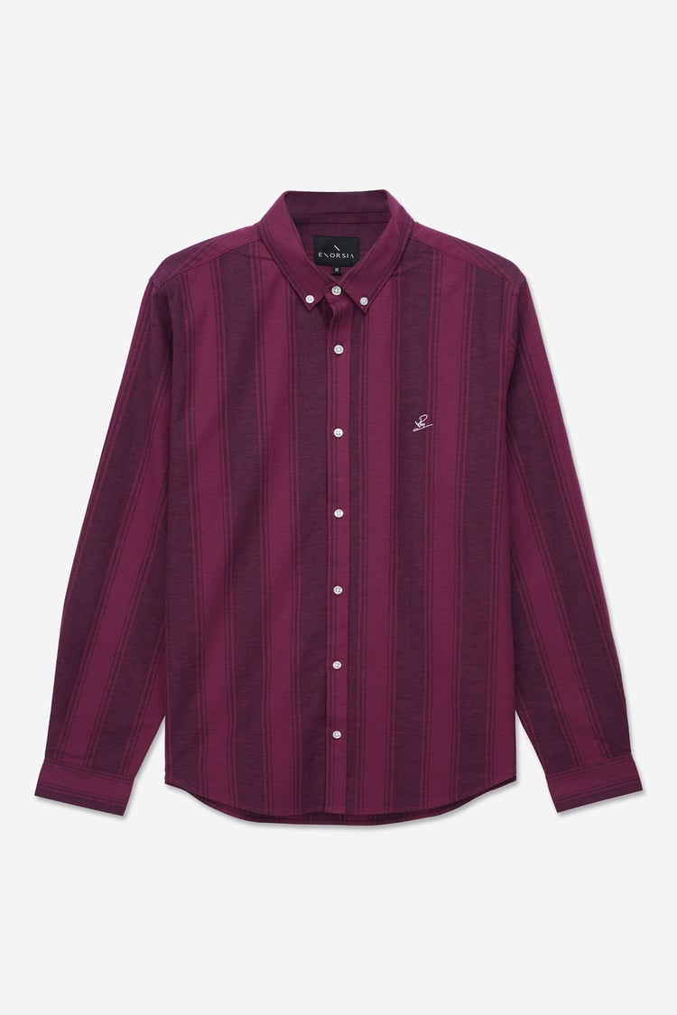 Mens Stripe Long Sleeve Shirt