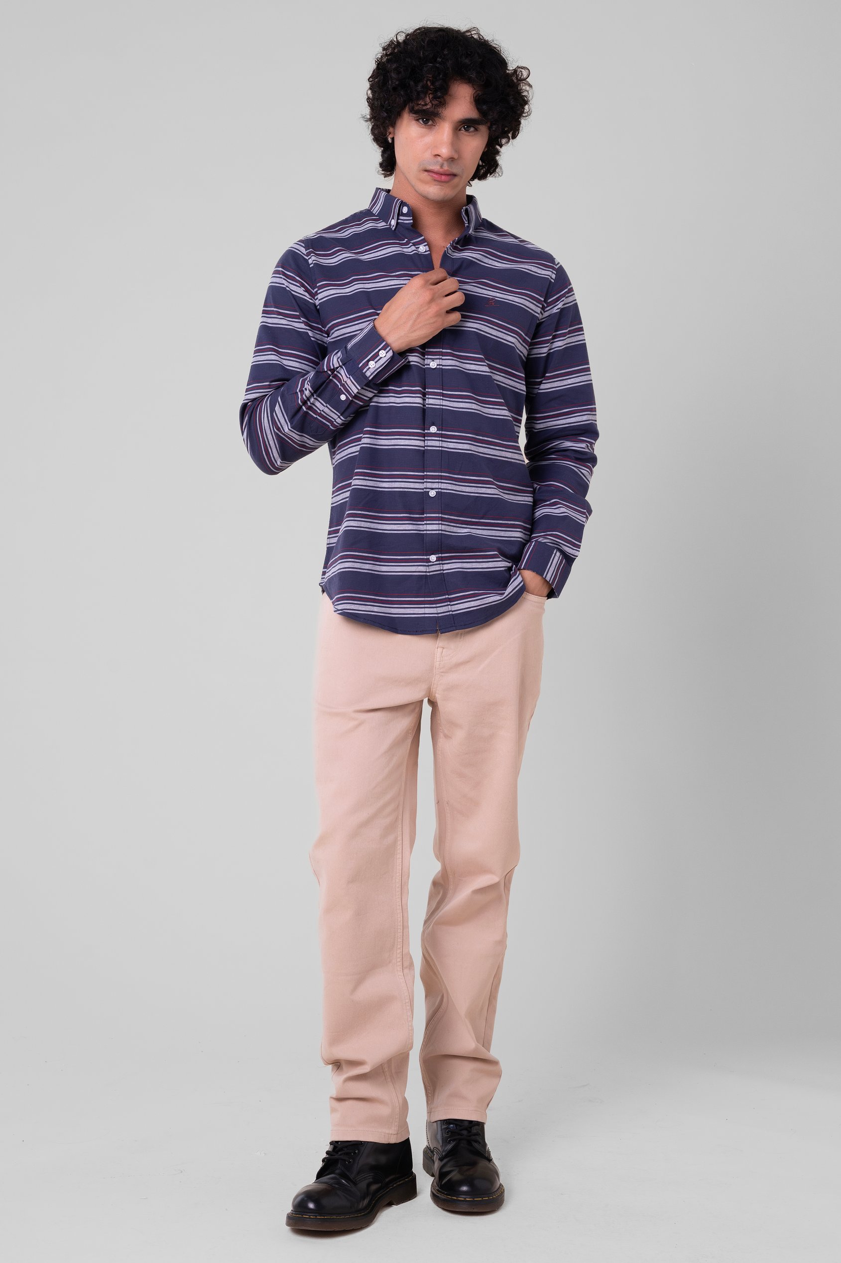 Mens Stripe Long Sleeve Shirt Mens Stripe Long Sleeve Shirt