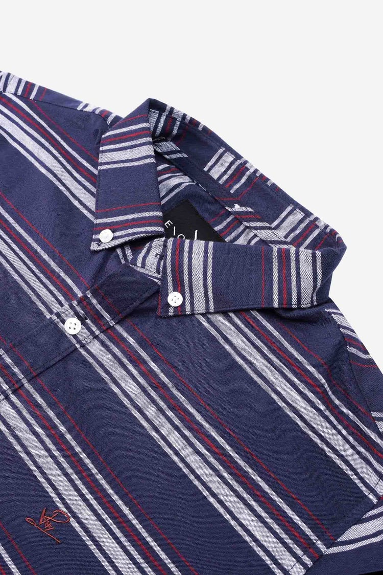 Mens Stripe Long Sleeve Shirt