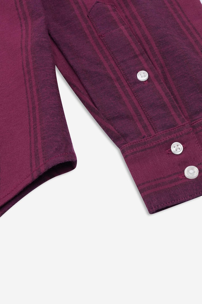 Mens Stripe Long Sleeve Shirt