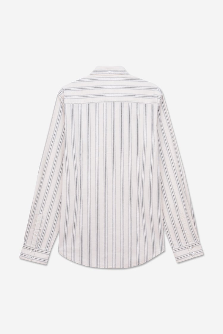 Mens Stripe Long Sleeve Shirt