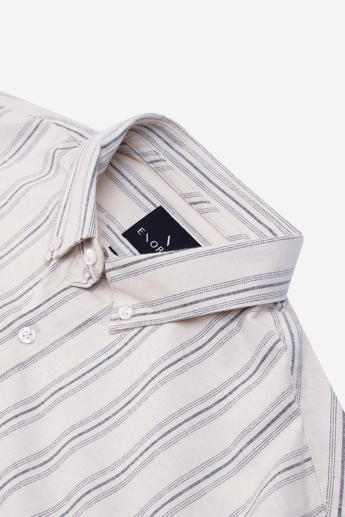 Mens Stripe Long Sleeve Shirt