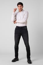 Mens Stripe Long Sleeve Shirt