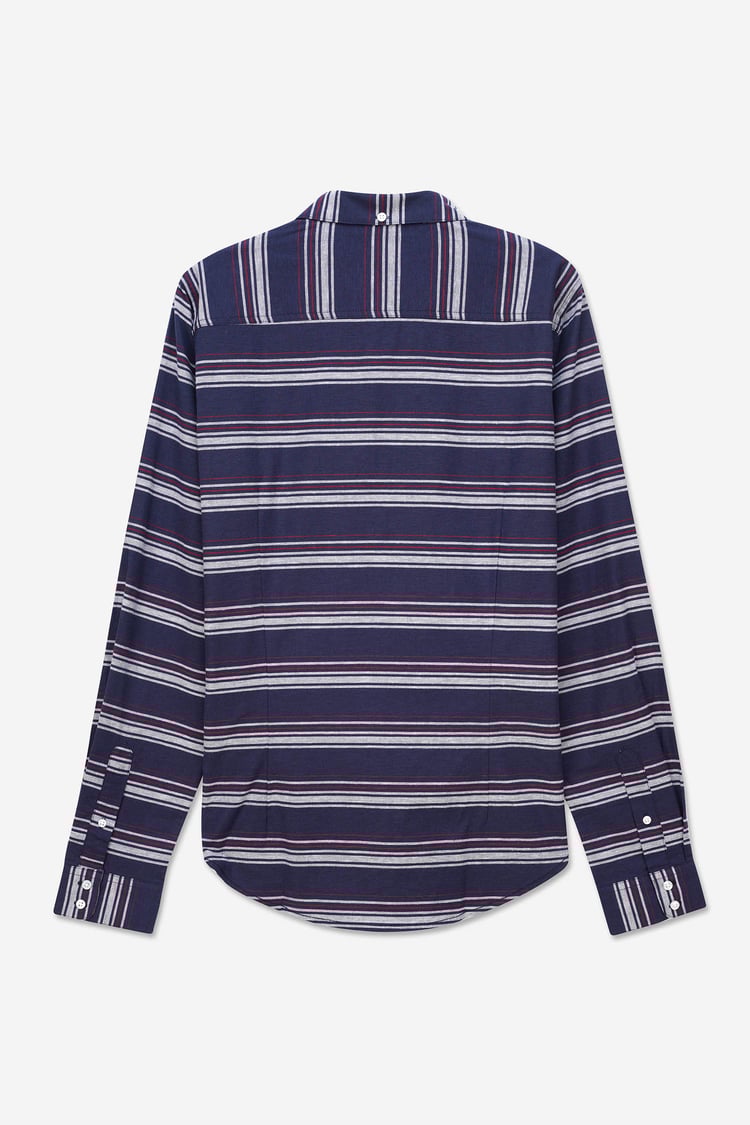 Mens Stripe Long Sleeve Shirt