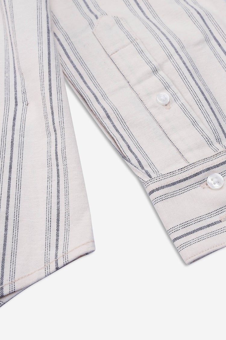 Mens Stripe Long Sleeve Shirt