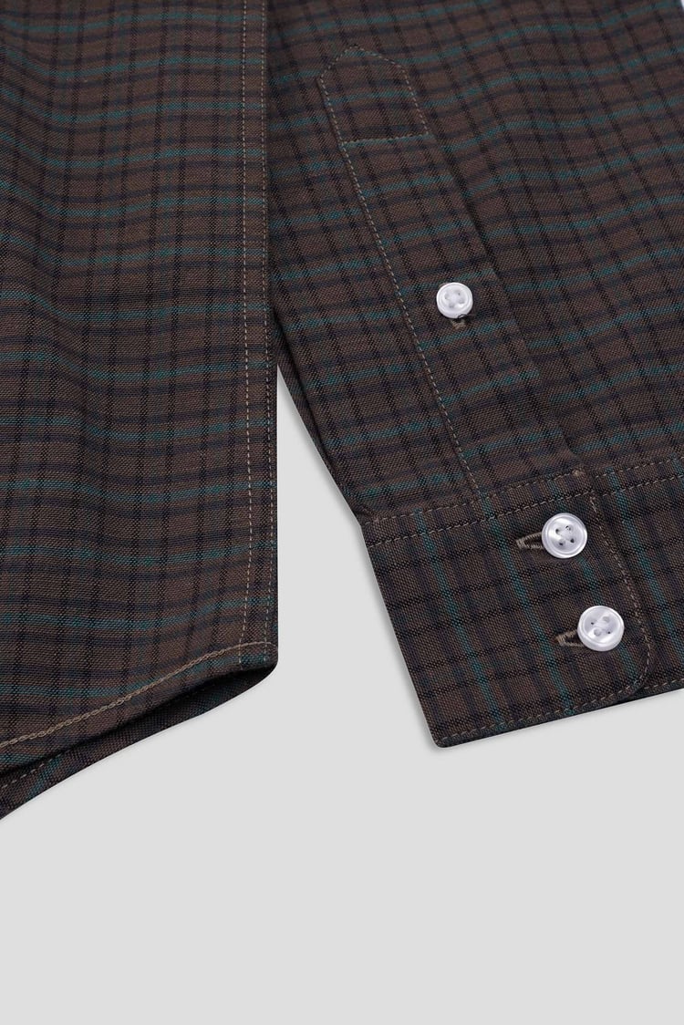 Mens Classic Regular Fit Check Shirt