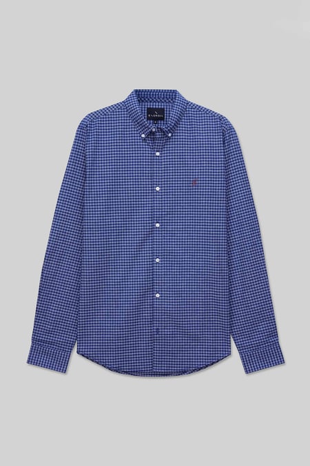 Mens Multicoloured Classic Regular Fit Check Shirt