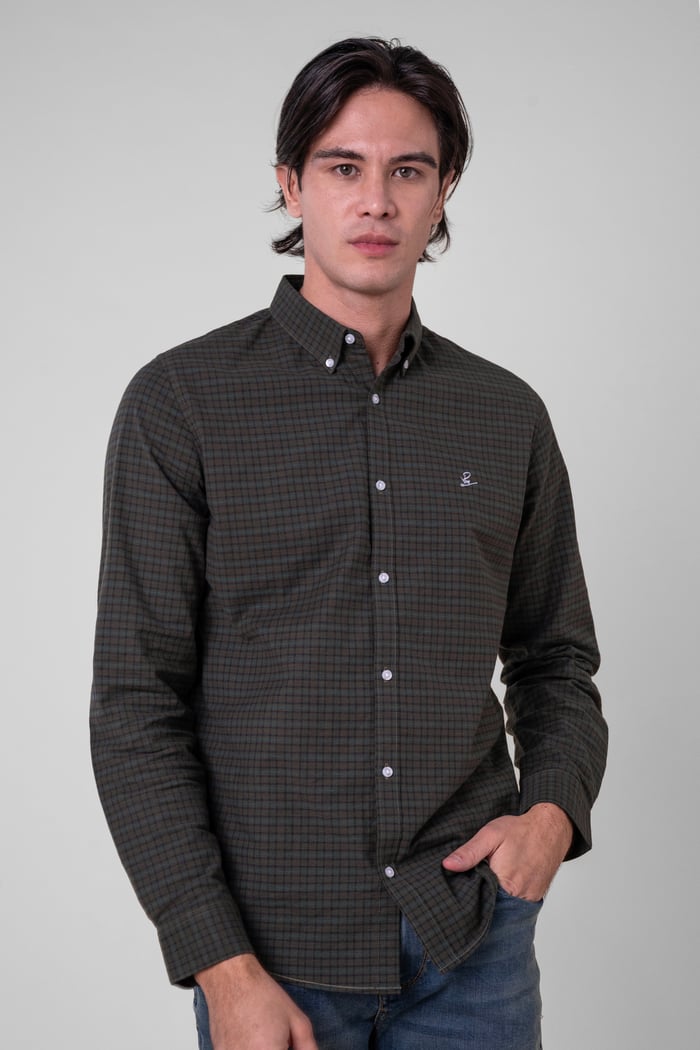Mens Classic Regular Fit Check Shirt