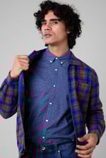 Mens Classic Regular Fit Check Shirt