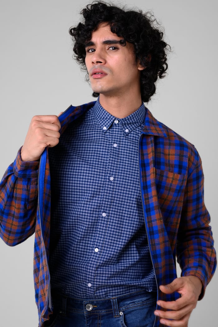 Mens Classic Regular Fit Check Shirt