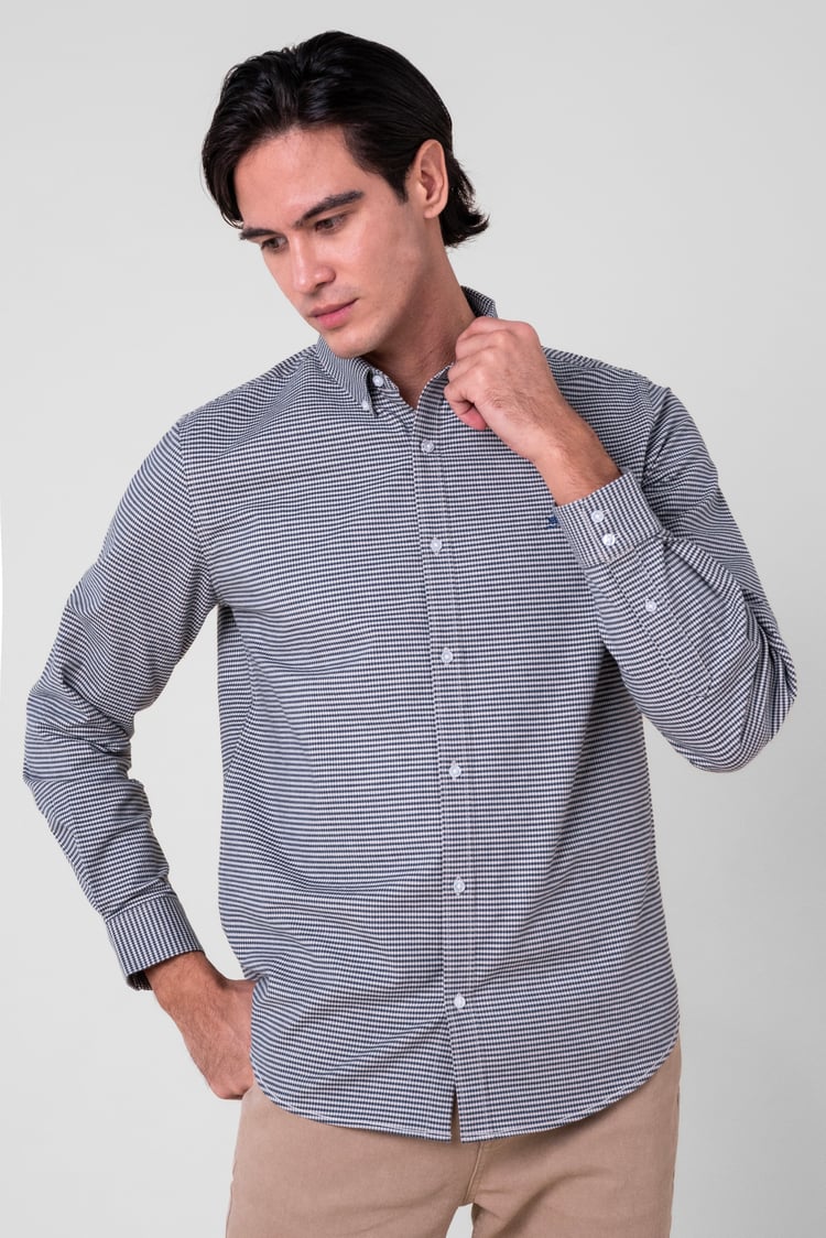 Mens Classic Regular Fit Check Shirt