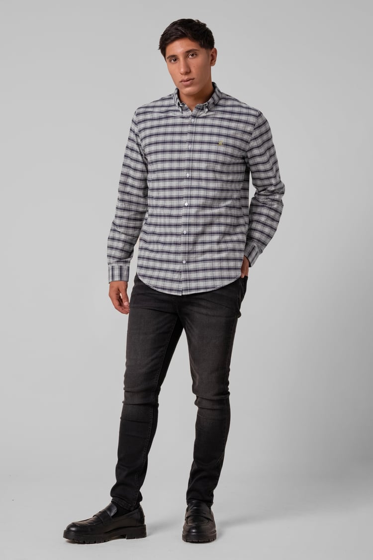 Mens Classic Regular Fit Check Shirt