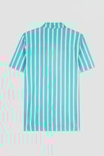 Short Sleeve Stripe Jersey Shirt