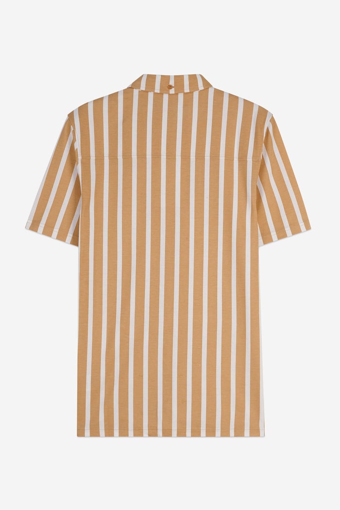 Short Sleeve Stripe Jersey Shirt