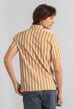 Short Sleeve Stripe Jersey Shirt