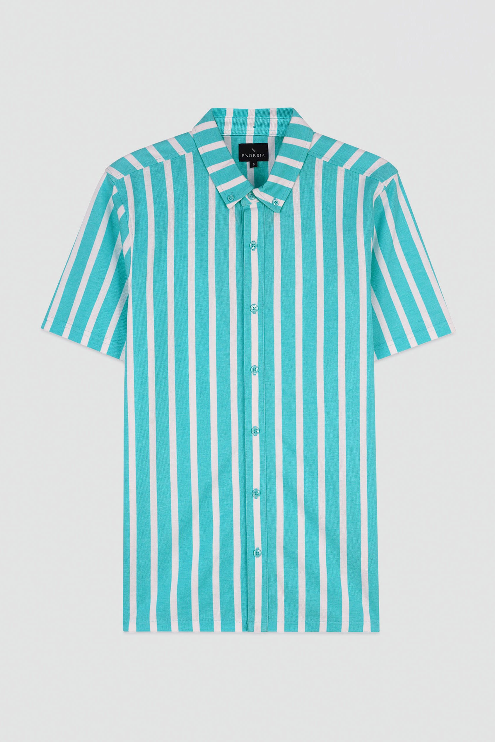 Short Sleeve Stripe Jersey Shirt