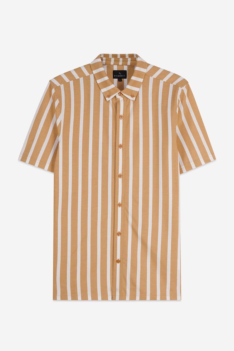 Short Sleeve Stripe Jersey Shirt