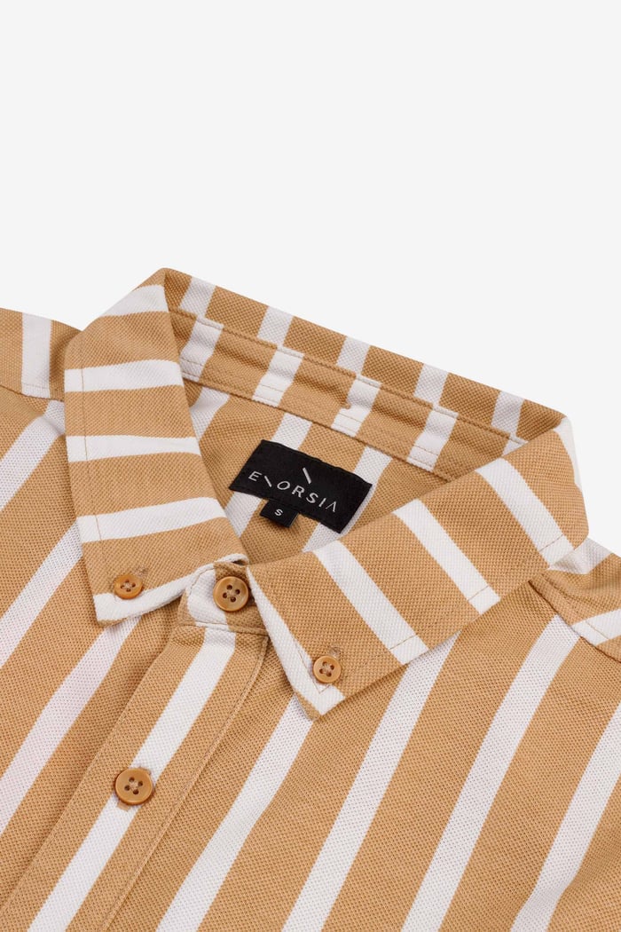 Short Sleeve Stripe Jersey Shirt