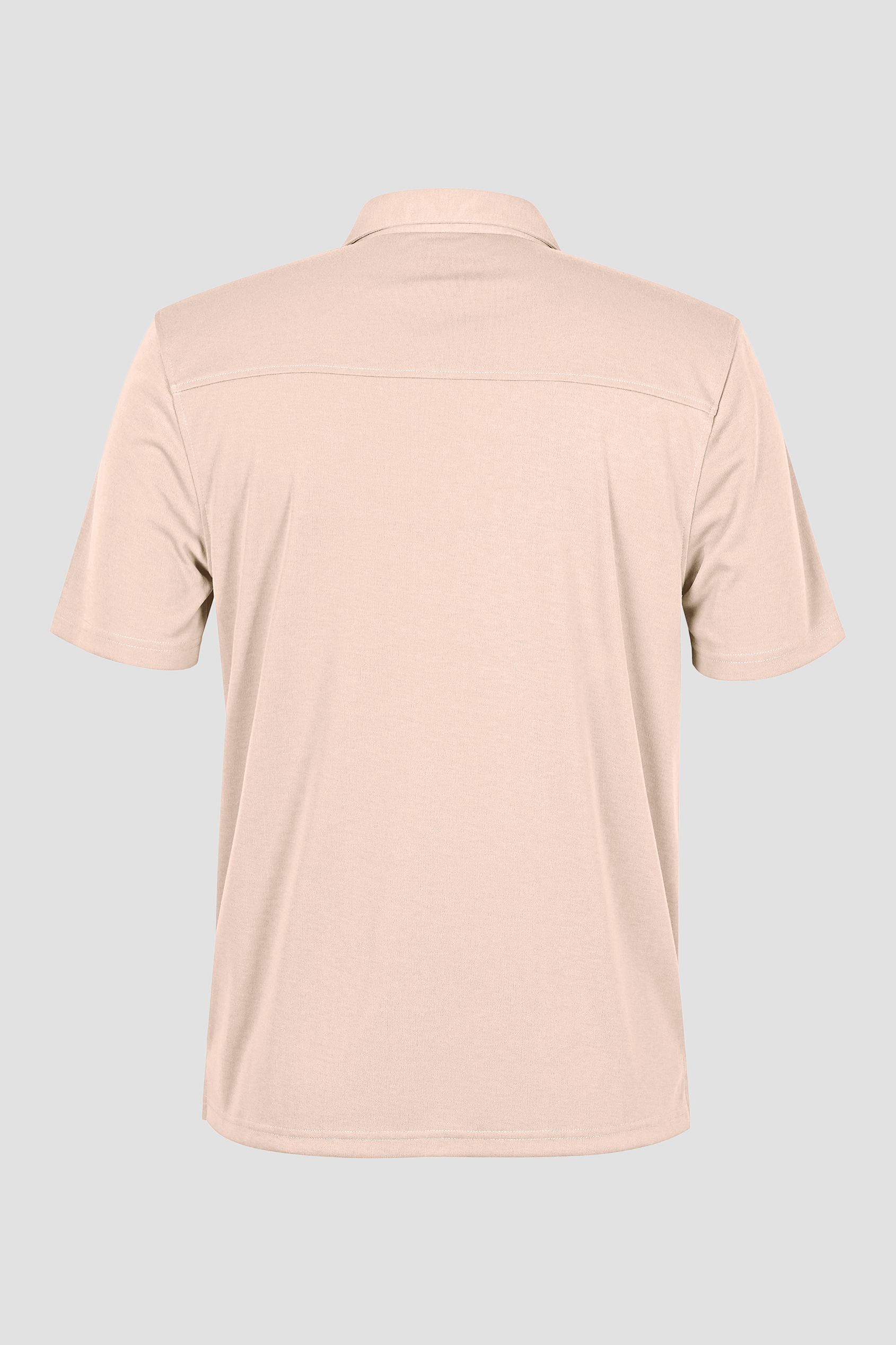 Mens Revere Collar Short Sleeve Jersey Shirt