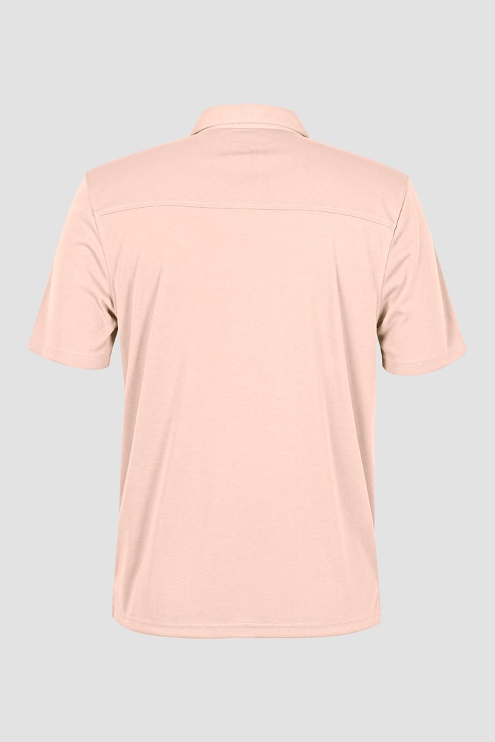 Mens Revere Collar Short Sleeve Jersey Shirt