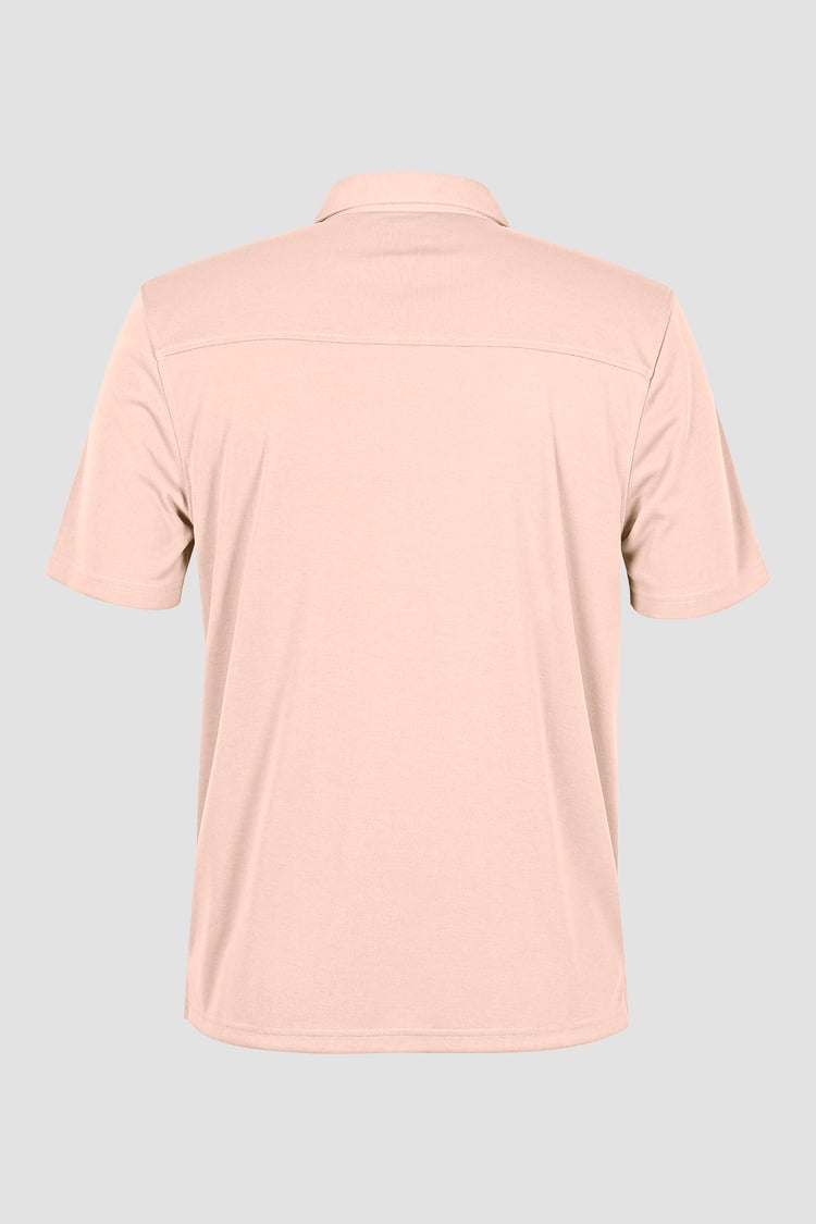 Mens Revere Collar Short Sleeve Jersey Shirt
