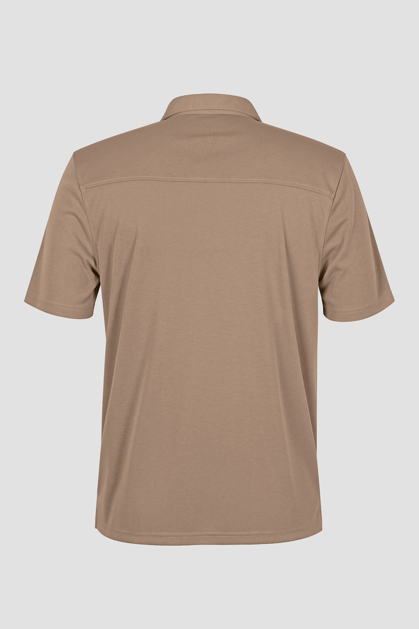 Mens Revere Collar Short Sleeve Jersey Shirt