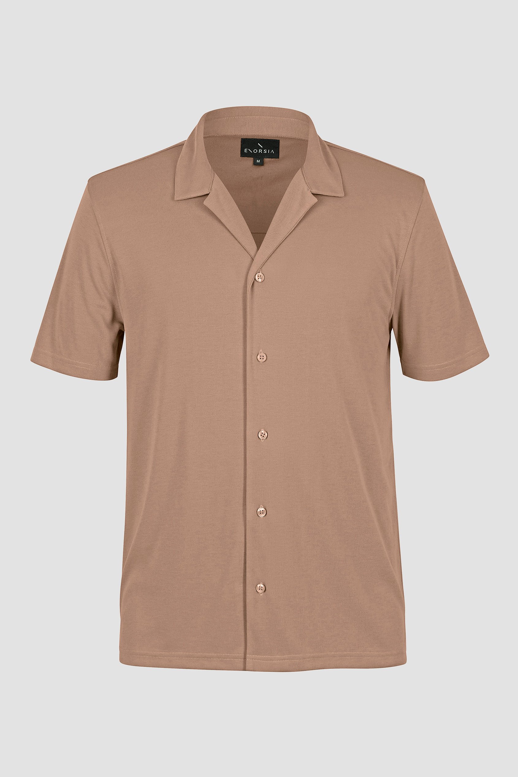 Mens Revere Collar Short Sleeve Jersey Shirt Mens Revere Collar Short Sleeve Jersey Shirt