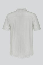 Jersey Searsucker Stripe Short Sleeve Shirt