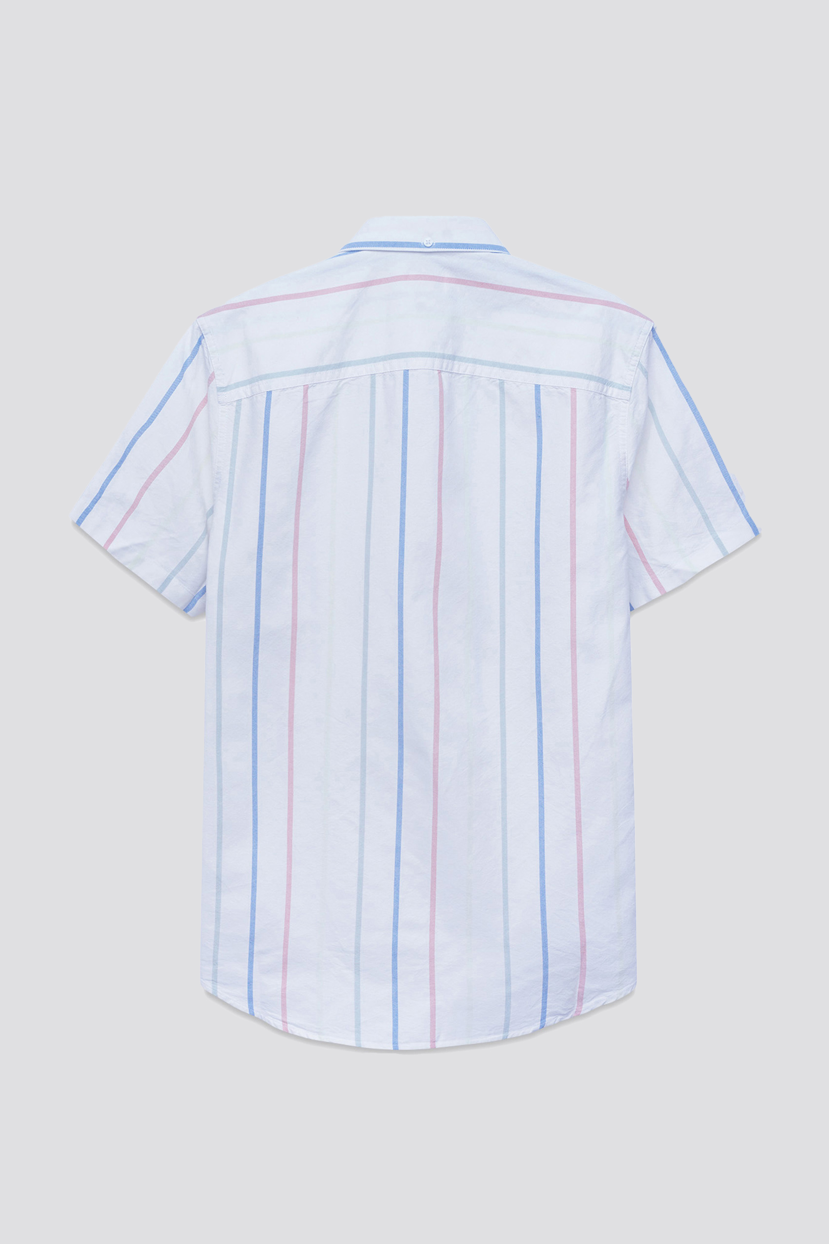 Stripe Short Sleeve Oxfrod Shirt