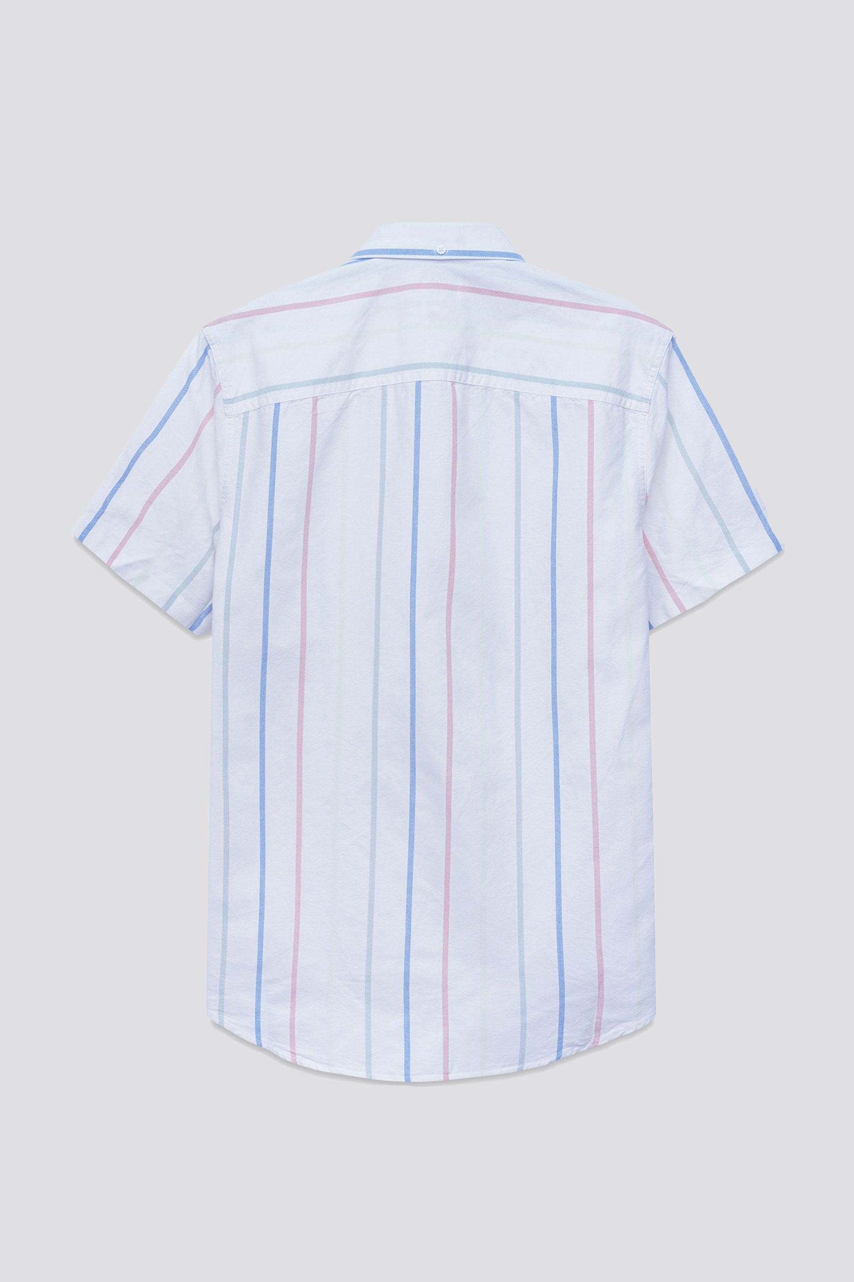 Stripe Short Sleeve Oxfrod Shirt