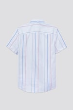 Stripe Short Sleeve Oxfrod Shirt