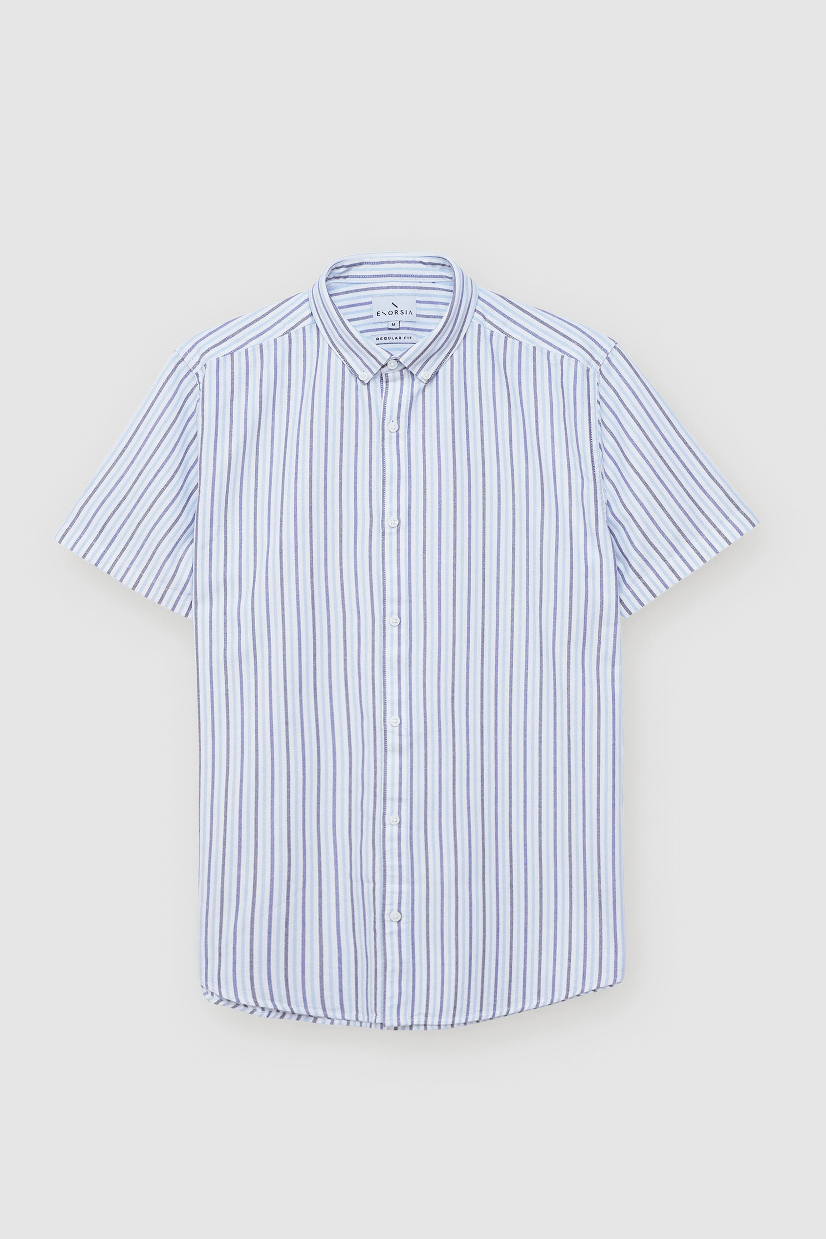 Stripe Short Sleeve Oxfrod Shirt