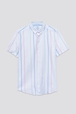 Stripe Short Sleeve Oxfrod Shirt